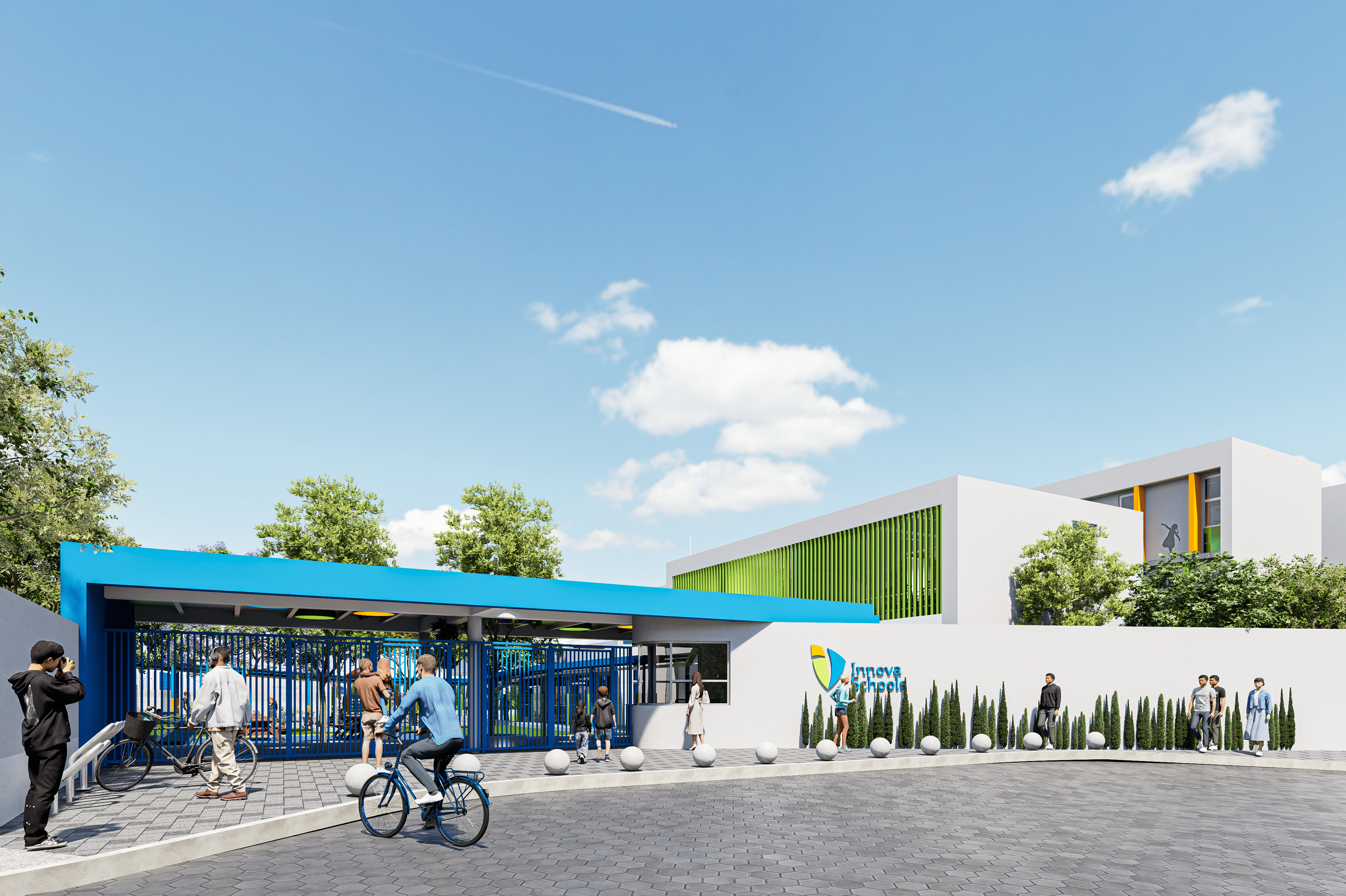 Vista exterior-Sede Tumbaco-Innova Schools